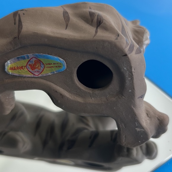 Vintage Shiwan Hand Painted Porcelain Figurine Statue Artistic Ceramic Factory - Picture 6 of 14